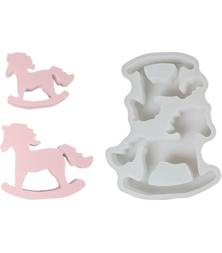 Stampo Silicone A Forma Di Cavallo Per Sapone, Resina, Cera E Gesso – 100% Platino, Flessibile E Riutilizzabile
