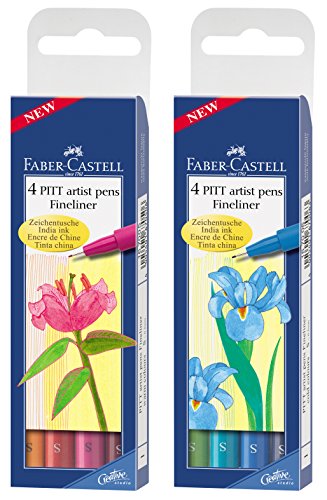 Preisvergleich Produktbild Faber-Castell Tuschestift PITT® Artist Pen (cold + warm colours)