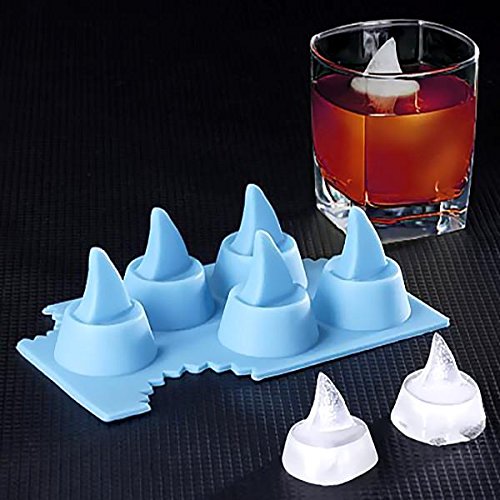 HelpCuisine silicone Shark fin ice cube tray (Eiswürfelform Hai Shark) - 3