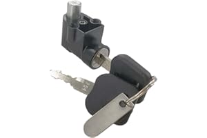 CWOQOCW E-Bike-Schloss, E-Bike-Akku-Power-Schloss für Hailong-Batteriegehäuse, Power-Schloss und Schlüssel, für Hailong 1 Batteriegehäuse, 1-2 Batterie (11 mm)