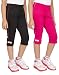 OCEAN RACE Girls Stylish attarctive colors Cotton Capris(3/4 th Pant)-Pack of 2 RS.359.00