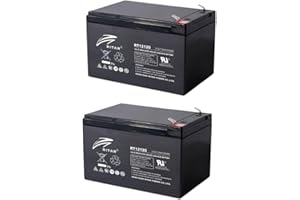 RBC6 APC UPS compatible Replacement Batteries from RITAR (2x 12V 12Ah CELLS) - Also used in Mobility Scooters and Wheelchairs