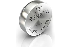 ICHOOSE LIMITED Confezione di batterie a bottone | litio 3 V | per orologi, torce, chiavi auto, calcolatrici, macchine fotografiche, ecc. 321 (SR616SW)