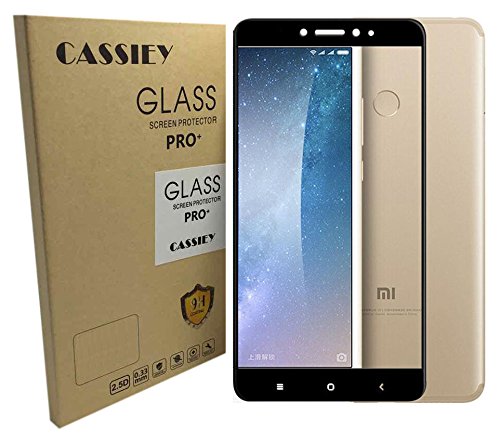 CASSIEY Premium Full Coverage Tempered Glass Screen Protector Film For XiaoMi Mi Max 2 6.44inch - Black RS.399 (69.00% Off) - Amazon