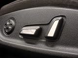 Edelstahl poliert! A5 Sitzembleme Sitze Edelstahl Blenden für Schalter der Sitzverstellung Sitzemblem S Line S-Line Emblem Logo Grill S5 RS5 3.0 TDI Coupé Cabrio Sportback DPF Quattro 2,7TDI TFSI 8K Dekor Leisten Interieur Zierblenden