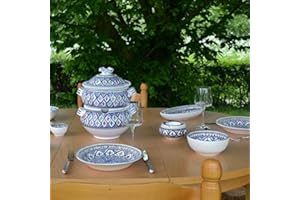 YODECO Couscoussier de service Bakir bleu - Petit modèle