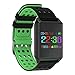 Produktbild wasserfestem IP68 Bluetooth Gesunde Smart Armband Monitor Herzfrequenz Sauerstoff, Monitor Blut Druck Bluetooth Fitness Tracker Bluetooth 4.0 Für iOS & Android Colorful Smart Armband Armbanduhr Fitness