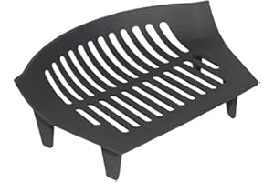 JVL Grille de cheminée en Fonte pour bûches de Charbon Chiltern Fireside 41 x 33 x 29cm