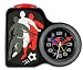 Produktbild Baby Watch, Motivdruck Dring Jungen Fußball Black-Wecker, Quarz Analog, Zifferblatt schwarz