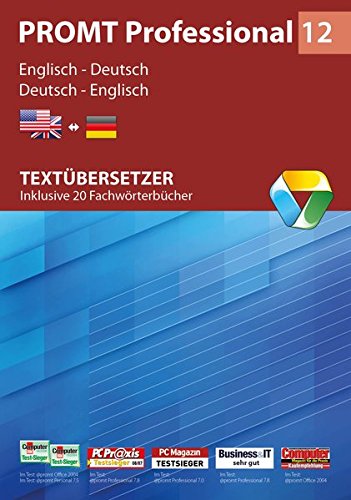 Preisvergleich Produktbild PROMT Professional 12 Englisch-Deutsch