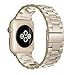 Price comparison product image Simpeak For Apple Watch Strap 38mm (40mm Series 4), Stainless Steel Band Strap for Apple Watch 38mm Series 1 Series 2 Series 3 Series 4 - Champagne Gold