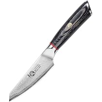 MITSUMOTO SAKARI 21 Cm Kiritsuke Kochmesser – Handgeschmiedet, 7-lagig, 440C Damast, Weißer Granatapfelgriff In Holzkiste