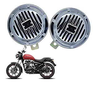 Vagary Chorme Finishing High Sound Universal Wind Tone Horn for Royal Enfield Thunderbird 350X
