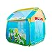 Produktbild LIAN Kinder Spielzelt Indoor Folding Game House Outdoor Großes Haus Tourismus (Blau, Gelb Verpackung von 1) (Farbe : Blue A)