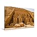 Produktbild Premium Textil-Leinwand 120 cm x 80 cm quer, Ägypten-Highlight: Abu Simbel mit seinem von Ramses II. erbauten Felsentempel | Wandbild, Bild auf Abu Simbel, Ägypten (CALVENDO Orte)