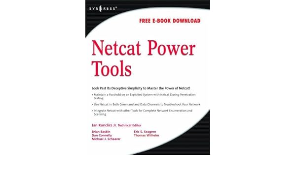 Netcat Power Tools Ebook Jan Kanclirz Jr Jr Kanclirz Jan