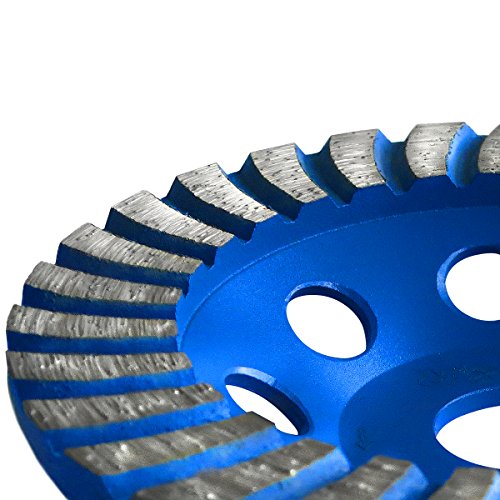 S&R Diamantschleiftopf 125×22,2 x24 mm, in Profiqualität für UNIVERSAL: Beton, Marmor, Granit, Naturstein, Kunststein, Ziegel, Mauerwerk, Putz, Estrich. - 3