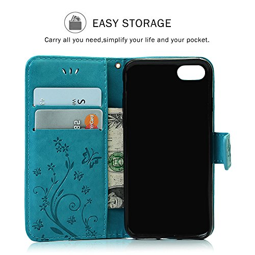iPhone 7 H lle Case iPhone 7 Tasche YOKIRIN PU Leder Handytasche Handyh lle Premium Blumen Schmettering Schutzh lle Backcase Innere TPU Wallet Fli iPhone 7 H lle Case iPhone 7 Tasche YOKIRIN PU Leder Handytasche Handyh lle Premium Blumen Schmettering Schutzh lle Backcase Innere TPU Wallet Fli