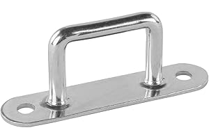 KR AGRAR Set 10 x Riemenkrampe | verzinkt | 20 mm hoch | Anhänger | Bolzen | Ladebordwand | Laderampe | Bordwand | Wand | PKW | Sicherung | Rampe | Verkehr