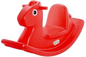 MGA ENTERTAINMENT little tikes Caballo Mecedor - Juego Activo para Niños Pequeños - Asas de Fácil Agarre y Silla Estable para Mayor Seguridad - Fabricación Duradera - Rojo