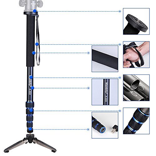 Ofertas para Monopié Andoer para cámara DSLR con soporte base Descuento