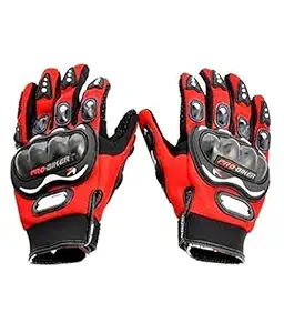 Aadishwar Creations Men's Pro Biker Hand Gloes