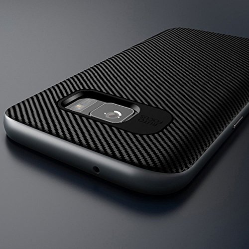 iMounTop Samsung Galaxy S7 Edge Hülle Case Tasche Zubehör Gehäuse Rahmen Fall Etui Soft TPU + PC Anti-stoß Schutzhülle Tasche Schale für Samsung Galaxy S7 EDGE Smartphone (5,5 Zoll (13,9 cm), Grey) - 2