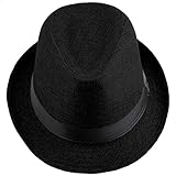 Shanxing Fedora Hut Herren Trilbyhut Panamahut Sonnenhut...