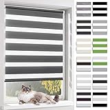 【Anwendungsbereich Szene】Das Duo-Rollo geht für Fenstern und Türen, welche sich öffnen lassen können.  und das Doppelrollo Klemmfix ist auch geeignet als ein gutes Rollo für inneren Räumlichkeiten. Geeignet für Wohnungen, Büros, Cafés, Konferenzräume, Hotels, Säle, Bibliotheken usw.