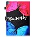 Produktbild JIan Ying Hülle Universal für Apple iPad Air, iPad Air 2, iPad 9.7 (2017) / (2018) Muster Tablet Shell Cover Protector Butterfly Love