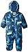 Hatley Baby Boys Infant Polyester Bundler Moose Snowsuit, Blue, 6-12 Months