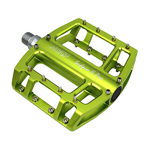 NC-17 Sudpin II Pro Aluminium Plattform Pedale / Fahrrad Pedale MTB / Mountainbike Pedal / BMX Pedal / zwei Kugellager + Cr-Mo Achse / inkl. Ersatzpins - 4