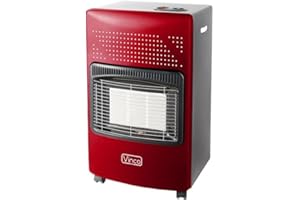 STUFA A GAS VINCO GPL PROPANO BUTANO 4.2KW BORDEAUX