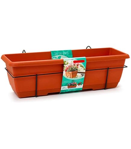 Tradineur Fioriera per Balcone con Piatto Integrato Realizzato