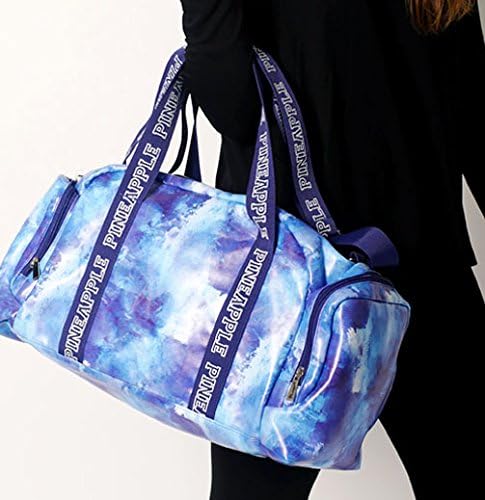 Pineapple Pink Big Logo Strap Dance Gym Bag Flight Holdall