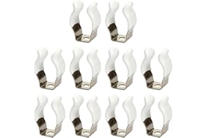 SMZHOMEONE 10PCS Spring Terry Clips, Heavy Duty Reliable and Tool Storage Solution (15mm)