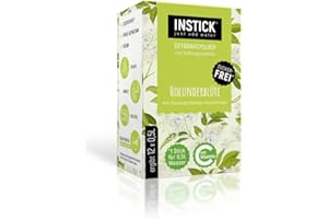 INSTICK JUST ADD WATER Instick Napój instant, bez cukru, o smaku czarnego bzu, 12 saszetek, na 12 x 0,5 l, proszek do przygotowania napoju, wegański, niskokaloryczny, z witaminą C, aromatyzowany