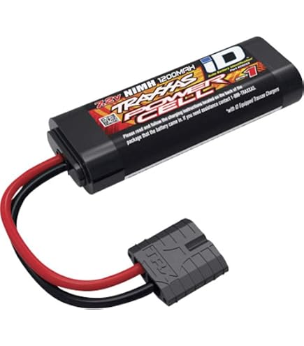 Traxxas 2922X Accu Ni-Mh 7.2V 3000mAh – Connecteur ID – Câble 12AWG – Pour Voiture RC – Chargeur ID Requis