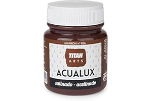 TITAN Pintura Manualidades Marron 100 Ml - ACUALUX - 92085610