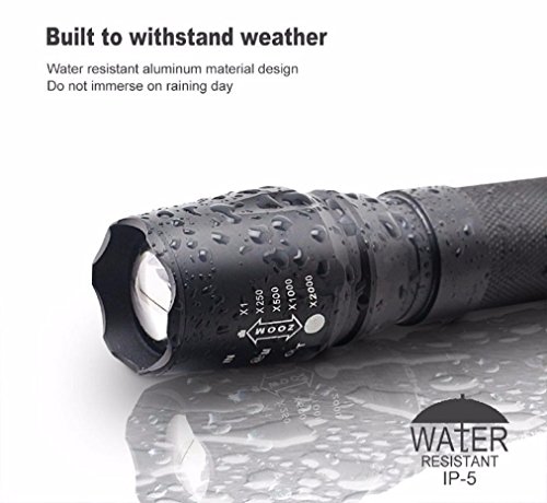 Oyedens 5000 Lumen 5 Modi T6 Zoombaren FüHrte 18650 Taschenlampe Lampe Licht G700 X800 Taschenlampe - 4