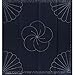 Price comparison product image KIYOHARA Fabric coupon for Sashiko embroidery - 31x31 cm - Navy Chrisantheme