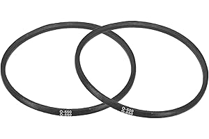 QUARKZMAN 2 Stück O-550 O-Typ Keilriemen 550mm/21,7" Innere Länge x 0,39" Breite x 0,24" Höhe Antriebsriemen, O-Typ Geschlossener Gummi-Übertragungsriemen