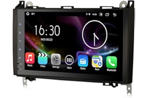 Erisin 9 Zoll Android 13 8-Kern 4GB RAM+64GB ROM Autoradio GPS Navi für Mercedes Benz A/B-Klasse W169 W245 Sprinter Viano Vito VW Crafter Unterstützt CarPlay Android Auto DAB+ Bluetooth WiFi DSP RDS