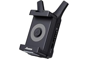 Accsoon CineView Nano 5G 1080P 60FPS HDMI bezprzewodowy nadajnik wideo FHD wideo, 4 urządzenia mobilne do monitorowania, opóźnienie 60 ms i zasięg 500 stóp/150m, konstrukcja szybkiego uwalniania