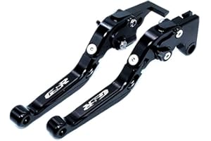 LOERSS Leviers Frein et d'embrayage de Moto, pour Suzuki GSR 750 2011-2016 GSR 600 2006-2011, Partie Cylindre, Personnalisation Modification Réglable, Accessoires de Décoration,A
