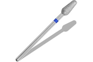‎VNJAOI Vnjaoi Diamond Tapered Cuticle Nail Drill Bits, Pro Electric Nail Bit für Nagelstudio Maniküre, 3/32 Shank efile Bit (Medium)
