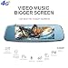 Produktbild YANDA 4G Smart Auto DVR, Rückspiegel Dash Cam Auto Fahren Recorder 7,84" Android Dual Lens Auto Kamera 1080 P Bluetooth Backup Cam mit G-Sensor Loop-Aufnahme