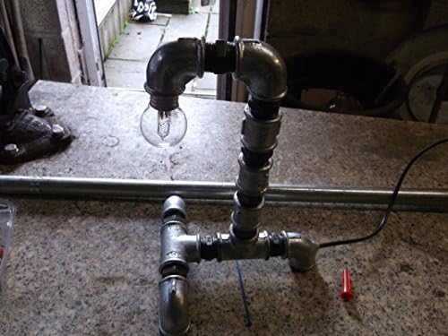 THE LANGMORE Desk Lamp KILNER Jar New Industrial Style Vintage Retro Light Fitting Bed Side Bar, Restaurant, Loft, Urban, Farmhouse, Steampunk pipe