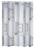 Ridder Duschvorhang Folie Font Grau 180x200 cm