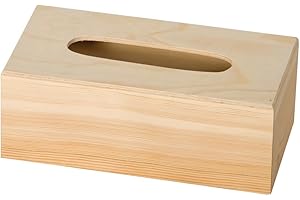 Artemio VIMOU Boîte à Mouchoirs avec Fond, Bois, Beige, 25 x 13 x 9 cm